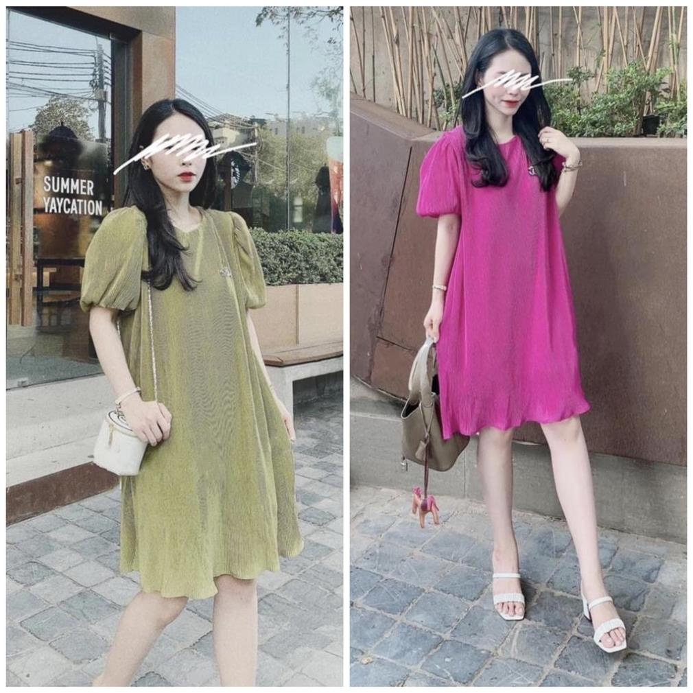 [ 𝐅𝐑𝐄𝐄 𝐒𝐇𝐈𝐏 ]  VÁY THUN TĂM DÁNG DÀI DẬP LI ĐÍNH LOGO SIÊU HÓT