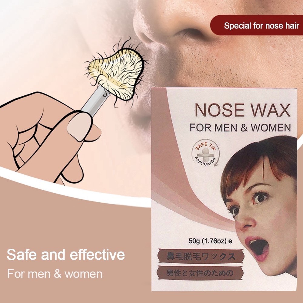[Hàng mới về] Bộ sáp nhổ lông mũi không đau tiện dụng cho nam wowwi | BigBuy360 - bigbuy360.vn