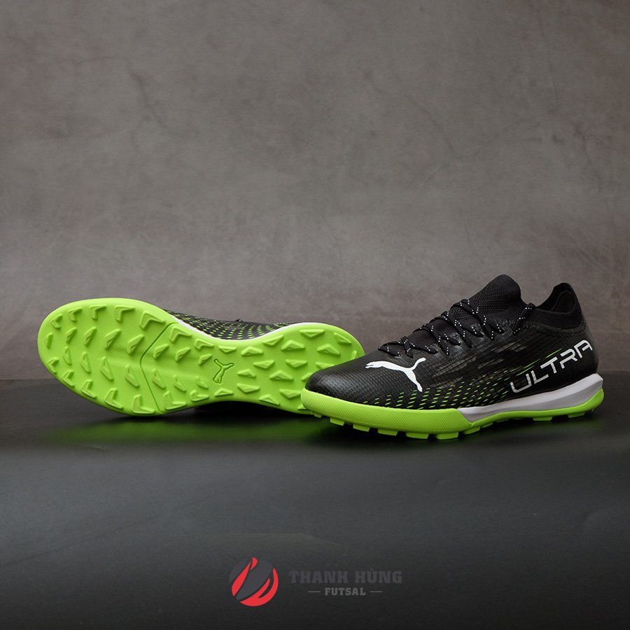 GIÀY ĐÁ BÓNG CHÍNH HÃNG PUMA ULTRA 1.3 PRO CAGE TF - 106516-02 - XANH LÁ/ĐEN