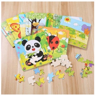 tranh ghép gỗ 9 miếng cho bé