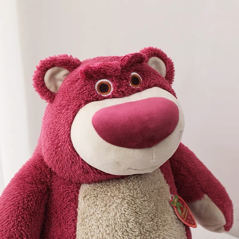 [ CÓ SẴN ] Gấu bông Gấu dâu Lotso đủ size - thơm mùi dâu - có mộc chân