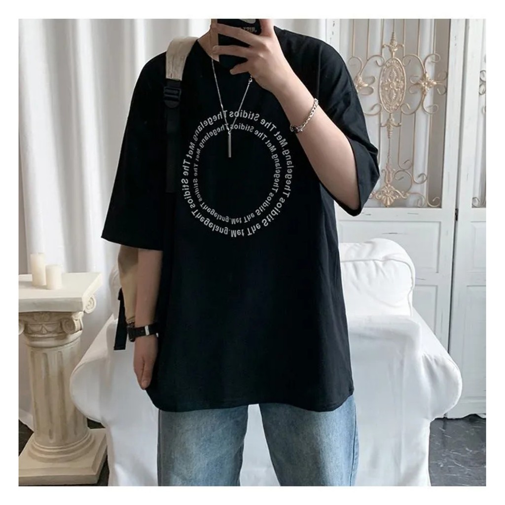 Áo thun Stee Phản quang WORDS CIRCLE Unisex