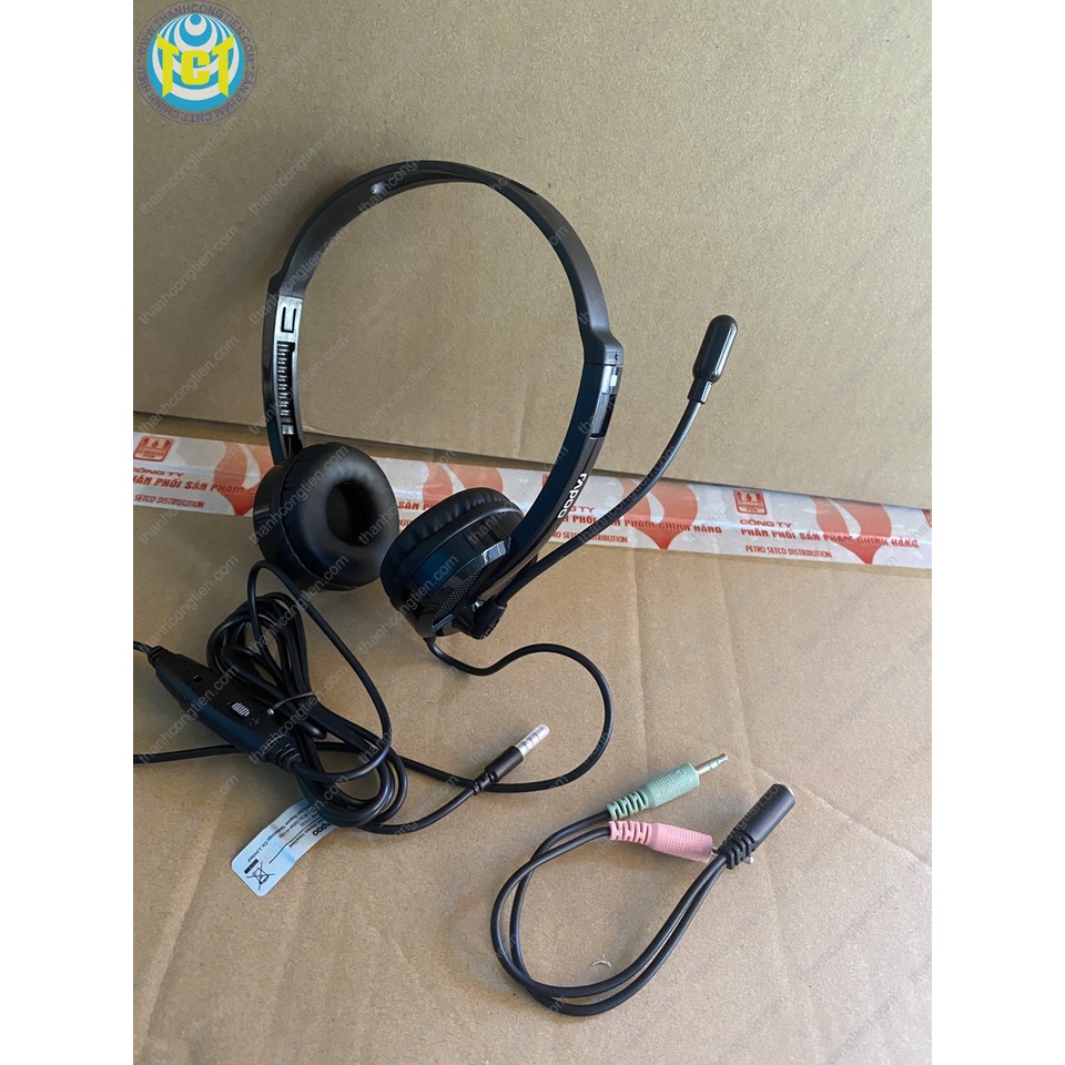 Tai nghe có dây H100 Rapoo chính hãng bảo hành 1 năm