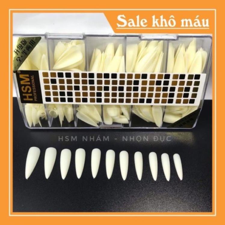 Phom móng úp nhọn dài hộp 500pcs