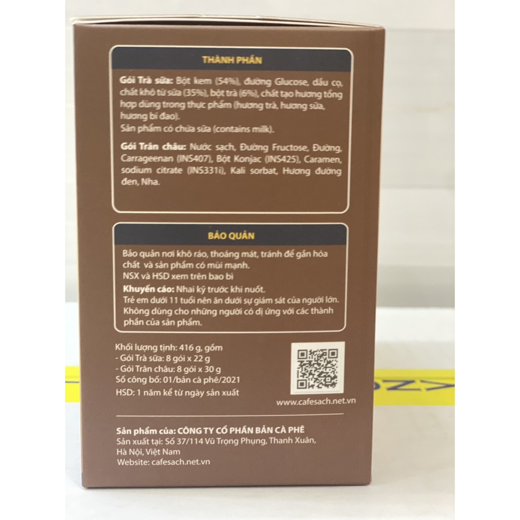 Trà Sữa Trân Châu Royal Tea Tự Pha Vị Chân Trâu Đường Đen [ 8 SET] ĂN VẶT  - SIÊU NGON | BigBuy360 - bigbuy360.vn