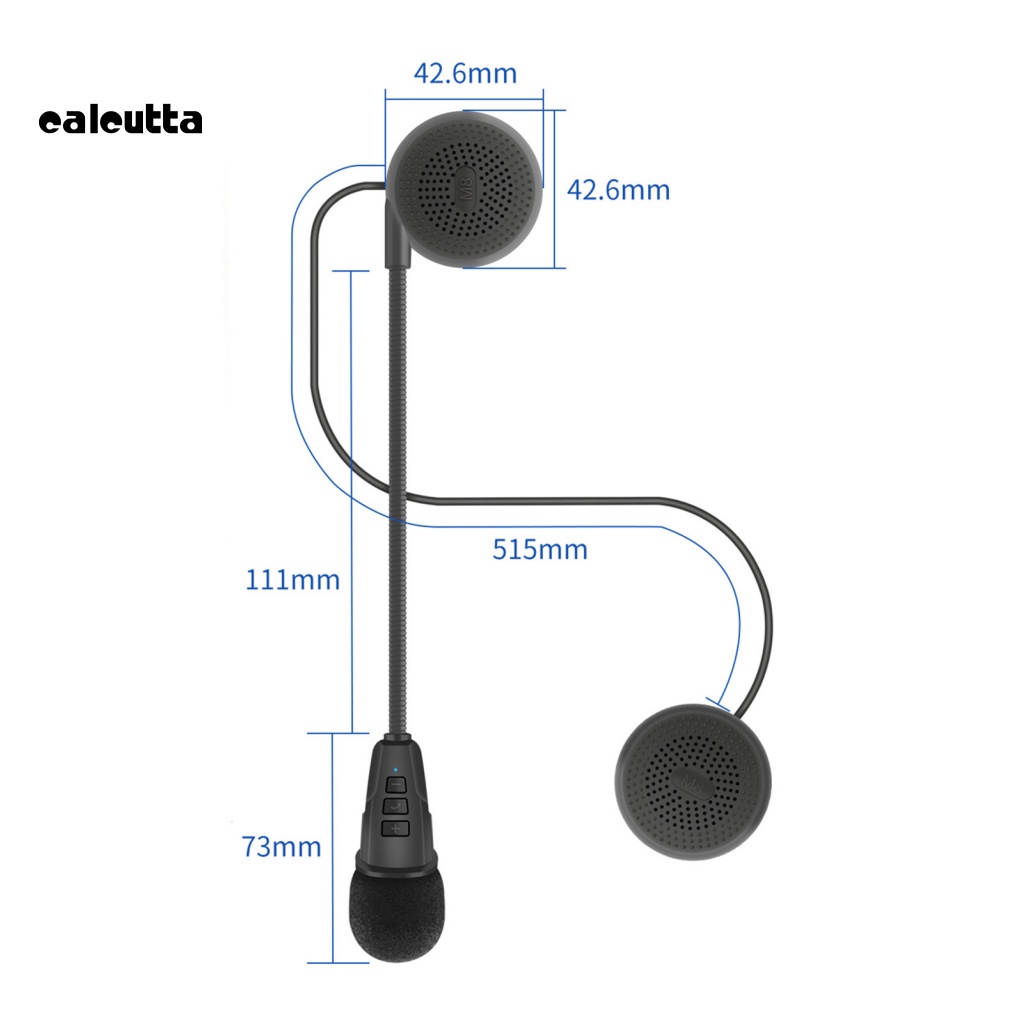 Tai Nghe Tích Hợp Micro Gắn Mũ Bảo Hiểm Đi Xe Máy Có Kết Nối Bluetooth Thoải Mái