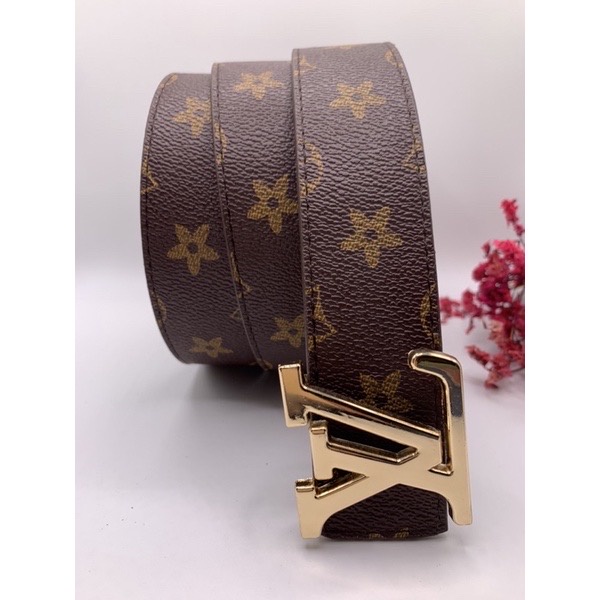 Thắt lưng họa tiết nâu,Dây nịt da khóa vll cao cấp - Đẳng cấp doanh nhân việt 2022