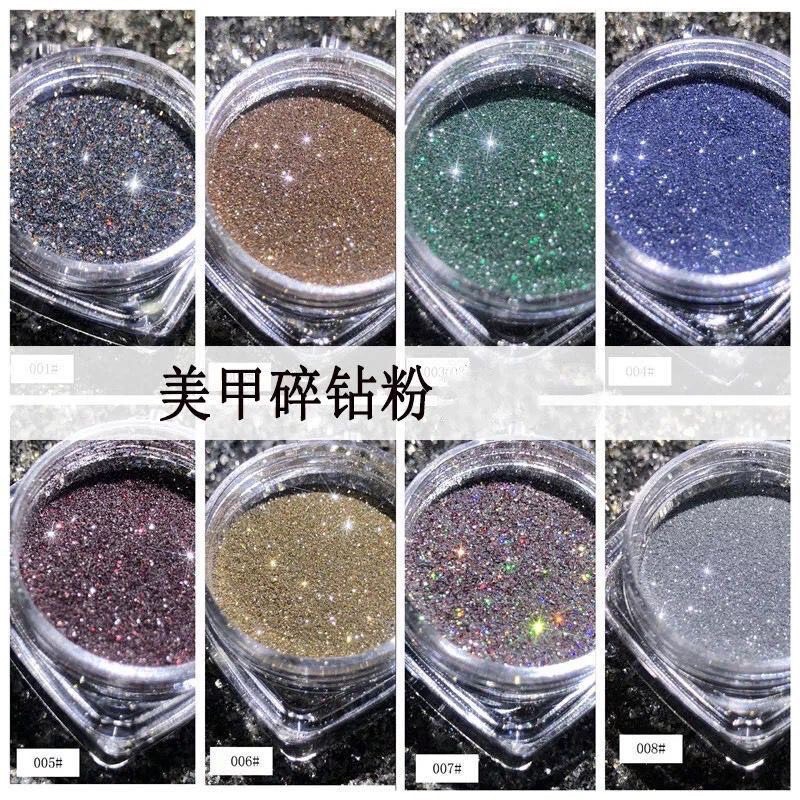 Nhũ rắc nail , nhũ rắc flash 8 ô siêu sáng