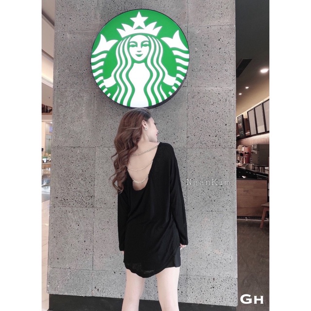 Áo thun dây xích Đan lưng | BigBuy360 - bigbuy360.vn