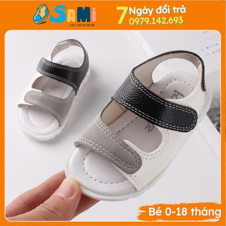 [Hàng Cao Cấp] Sandal Dép bé Trai hai quai đế mềm cho cả bé mới tập đi G005