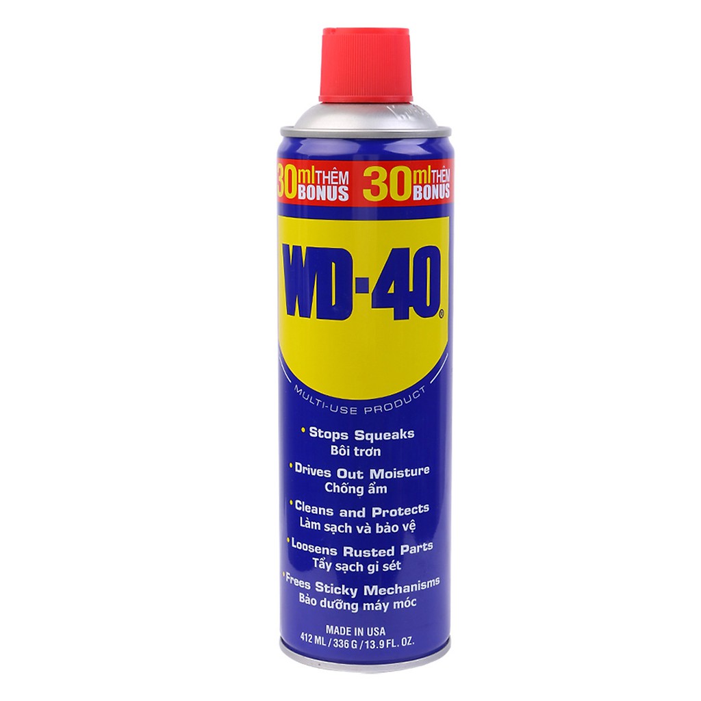 Chai xịt chống sét vệ sinh sên WD - 40 412ml