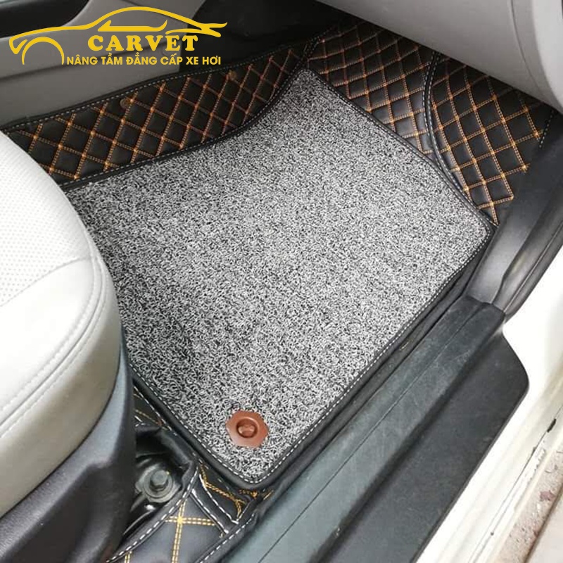 Thảm lót sàn ô tô 5d 6d ô tô Kia K5 22-23, thảm trải sàn xe hơi da PU không mùi, chống ồn 40%