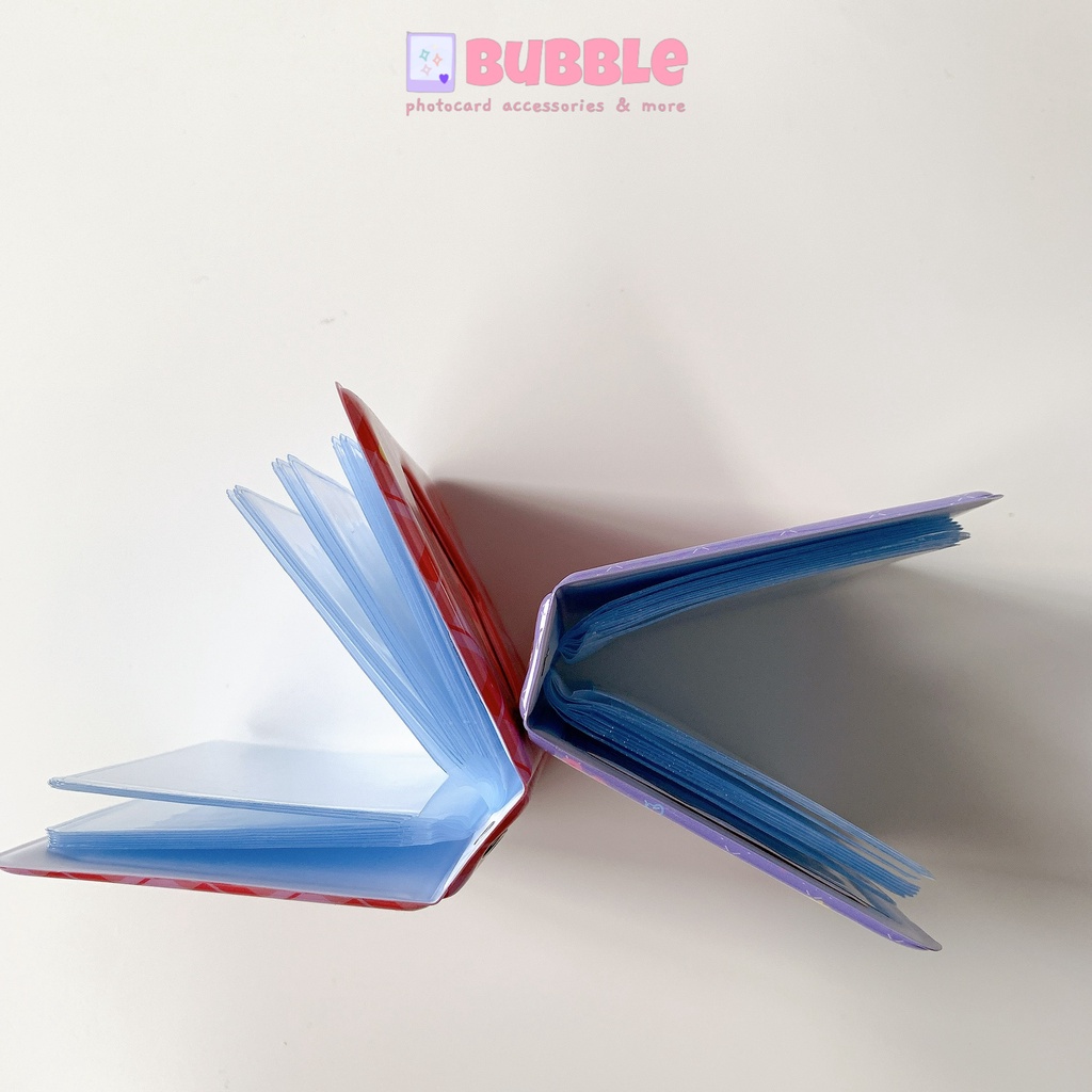 Collect book Hàn tim radiant album ảnh loang màu tím hồng sổ ảnh sổ đựng card binder để photocard thẻ bài Kpop Anime