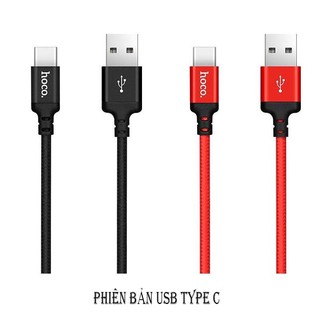 [Hàng Chính Hãng] [1MÉT-2MÉT Lightning-Micro USB-Type C ] Dây Cáp Sạc Nhanh Bọc Dù HoCo X14