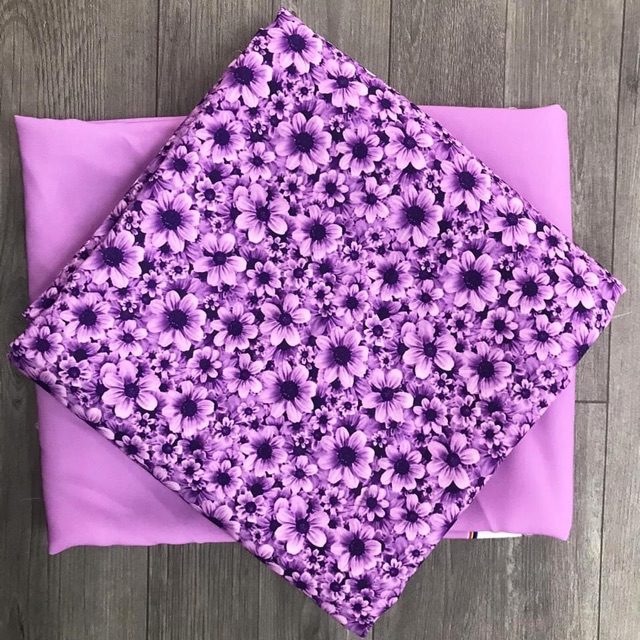 Vải áo dài hoa nhí