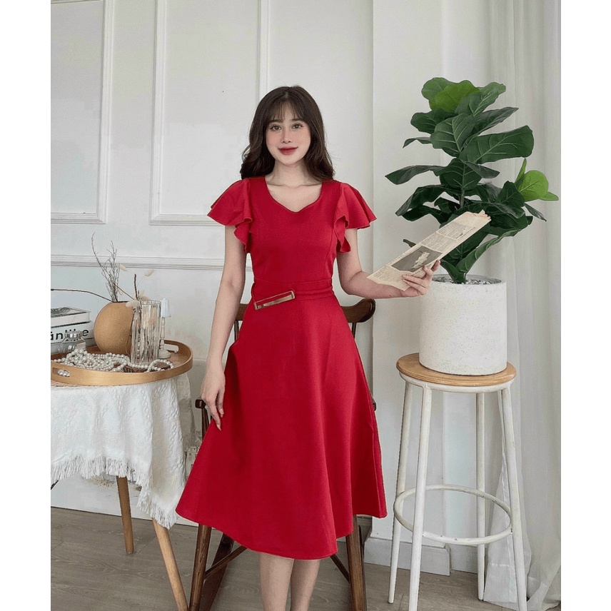 ĐẦM SUÔNG NỮ PHỐI TAY BÈO SANG TRỌNG QUYẾN RŨ ĐẸP TINH TẾ