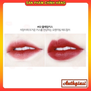 Son thỏi Karadium Pucca Love Sweet Kiss 02 Flame Kiss màu Đỏ Ánh Cam