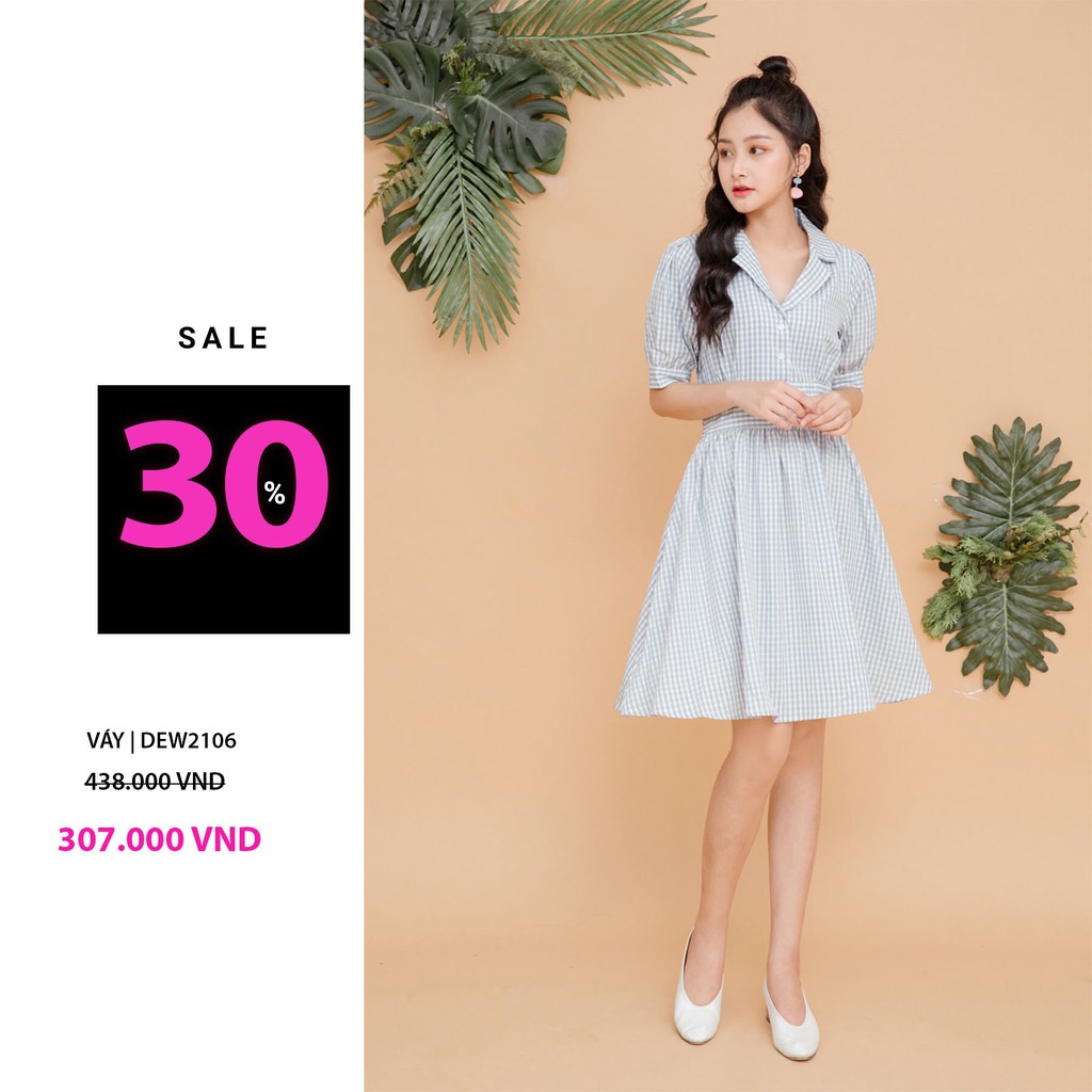 Đầm caro 92wear