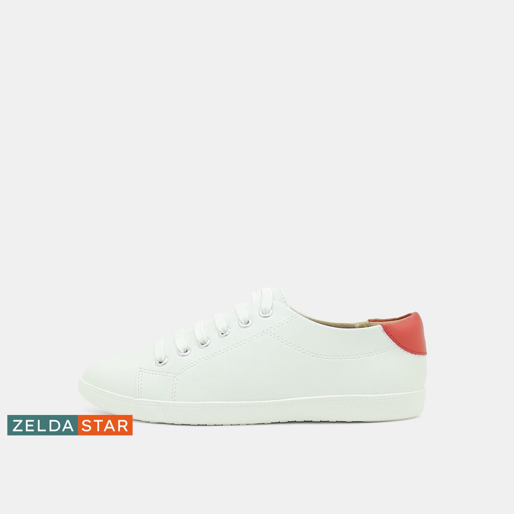 Giày Sneaker Nữ Trắng Zelda Star Phối Màu Viền Gót Phong Cách - BA0331220