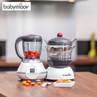 Máy xay hấp đa năng Nutribaby 5in1 Babymoov (màu cherry)