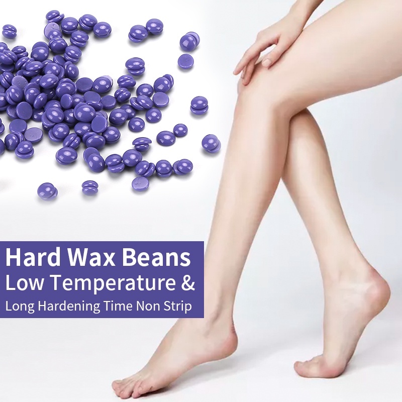 Sáp wax lông SUMAX hard wax bean hạt wax nóng màu 300g