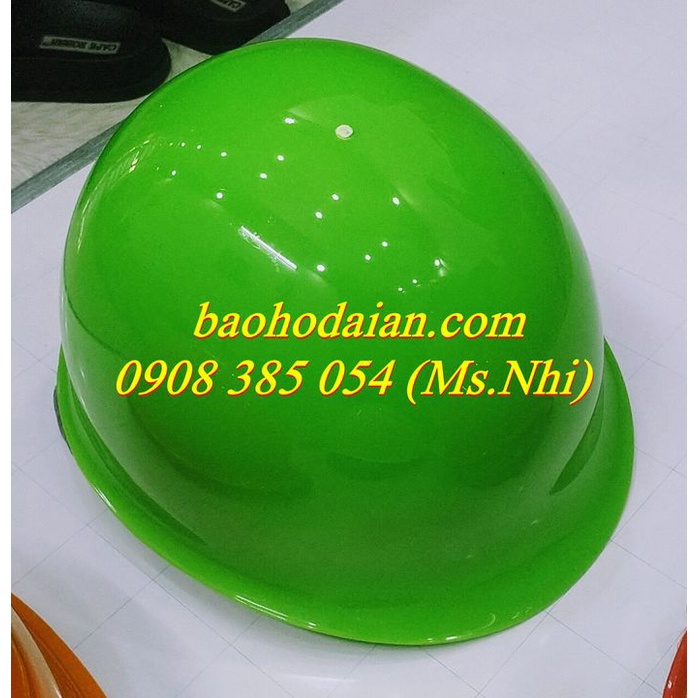 Nón bảo hộ lao động kiểu nhật màu xanh lá- Hình thật, Hàng sẵn