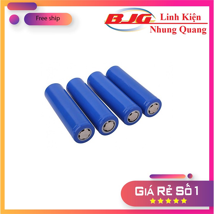 Pin Li-on 18650 dung lương 1500mAh dòng xả 10C(loại tốt)