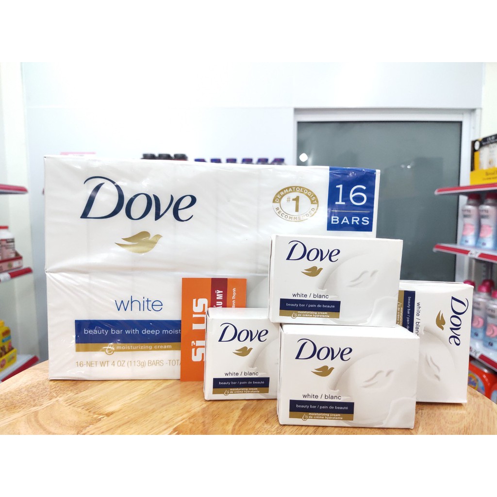 Xà Bông Cục Dove Soap White 113g