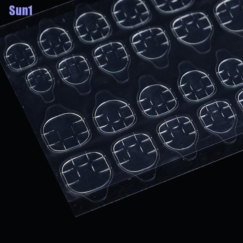 (Hàng Mới Về) Bộ 240 Miếng Dán Móng Tay 2 Mặt Tiện Lợi