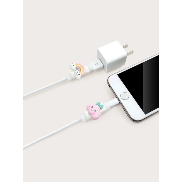 Set 2 nút bảo vệ dây cáp điện thoại