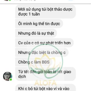 Bột thảo dược phong thủy alofa