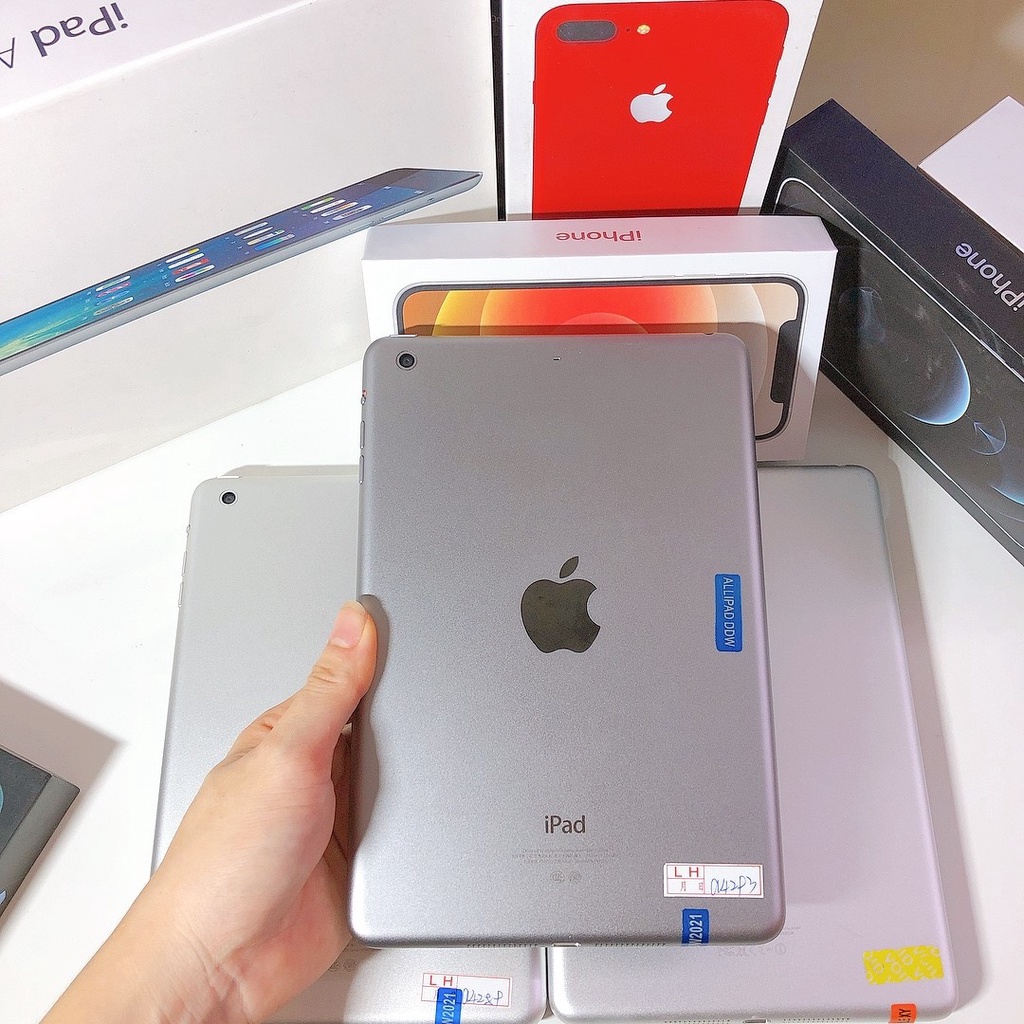 Máy tính bảng Ipad mini 2 Chính hãng, ios 12 tải full ứng dụng cơ bản. Bảo hành 6-12 tháng