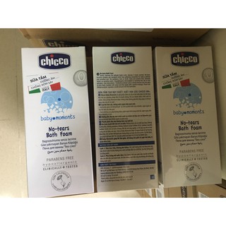 Sữa tắm tạo bọt chiết xuất hoa cúc Chicco 200ml