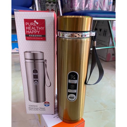BÌNH GIỮ NHIỆT INOX 304 Không Ghỉ 1000ml giữ nhiệt tốt, không bị mùi - BOTTLE SPORT