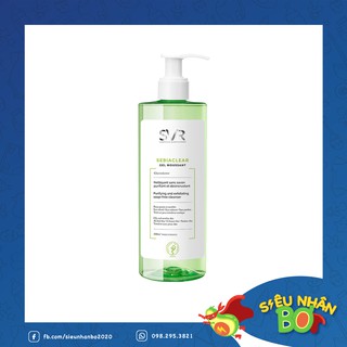 Sữa Rửa Mặt Da Dầu Mụn Nhạy Cảm SVR Sebiaclear Gel Moussant 400ml