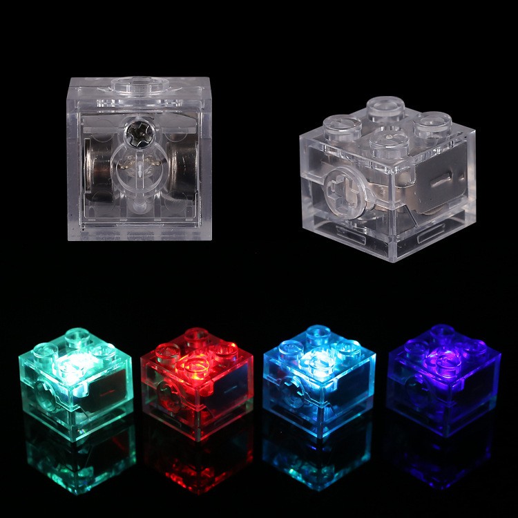 Đồ chơi lego phát sáng đèn led 2x2