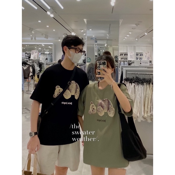 Áo phông hình gấu in/thêu ( Ảnh thật ) | BigBuy360 - bigbuy360.vn