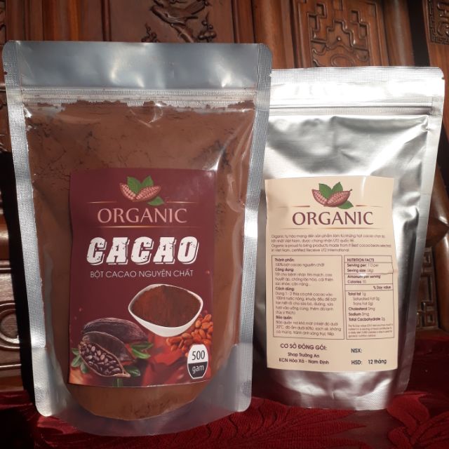 500g Bột Cacao nguyên chất