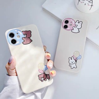 Ốp Lưng Silicon đủ dòng Màu Bảo Vệ CAMERA Rabbit X bear
