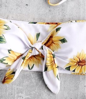 [HÀNG QC, CÓ SIZE] Bikini 2 mảnh hoa hướng dương