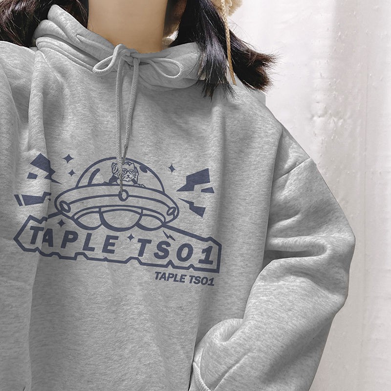 Áo Hoodies Tay Dài Thiết Kế Dáng Rộng Phong Cách Hàn Quốc | BigBuy360 - bigbuy360.vn