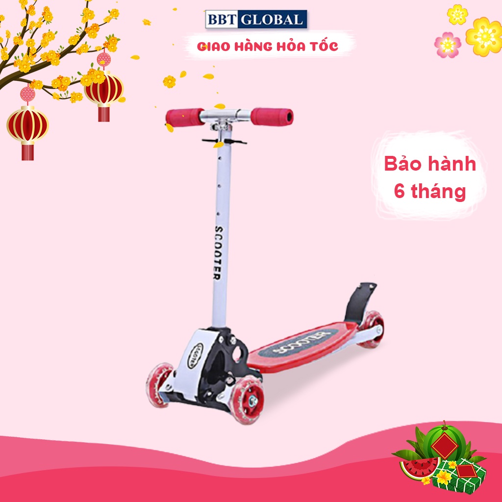 Xe trượt scooter 3 bánh cho bé chính hãng BBT Global trẻ em từ 2