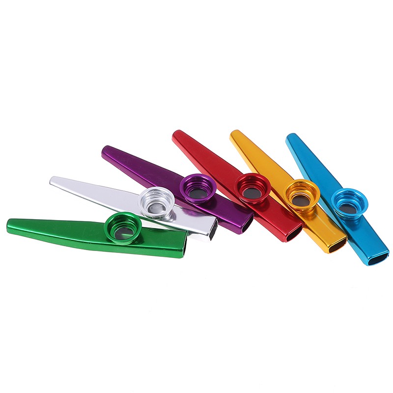 JETTING Kèn kazoo làm từ hợp kim nhôm kèm 5 màng chắn cho trẻ em