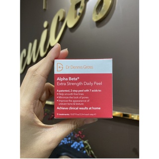 Bộ peel da Dr Dennis Gross - Liệu trình trẻ hoa da Alpha Beta® Extra Streng Daily Peel