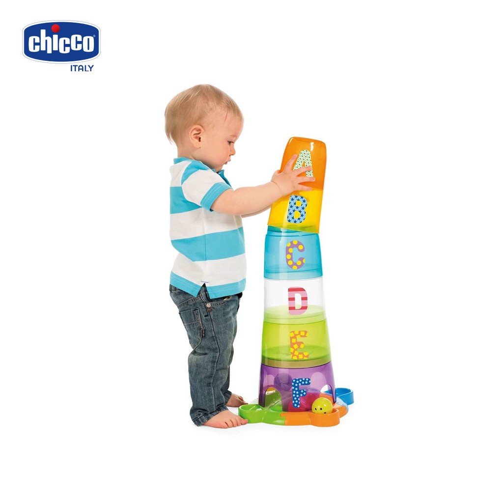 Bộ xếp hộp tháp bóng đa năng Chicco