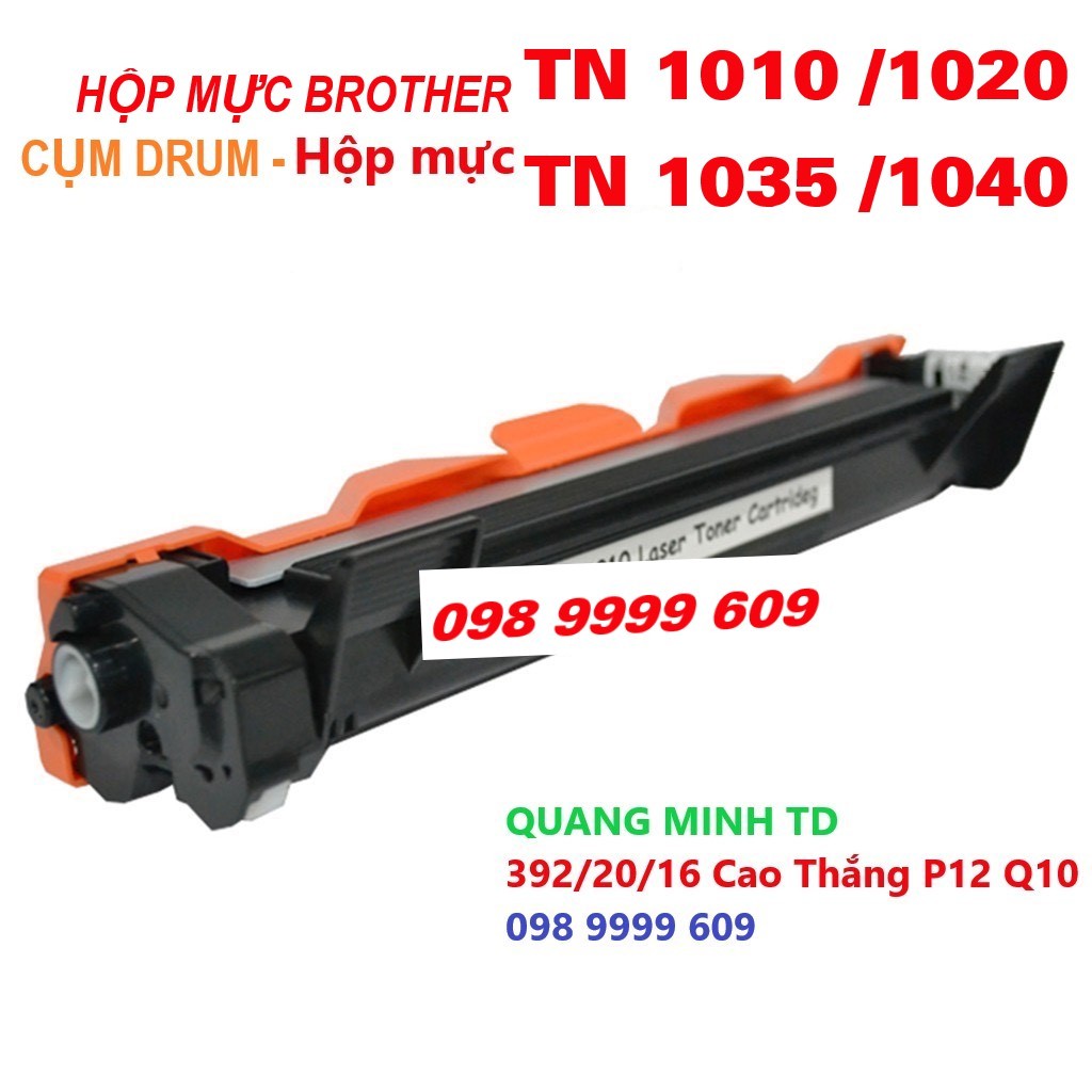 Hộp mực & Cụm Drum Brother TN -1010 - Brother HL-1111/1201/1211W,1210;DCP 1510/1511/1610