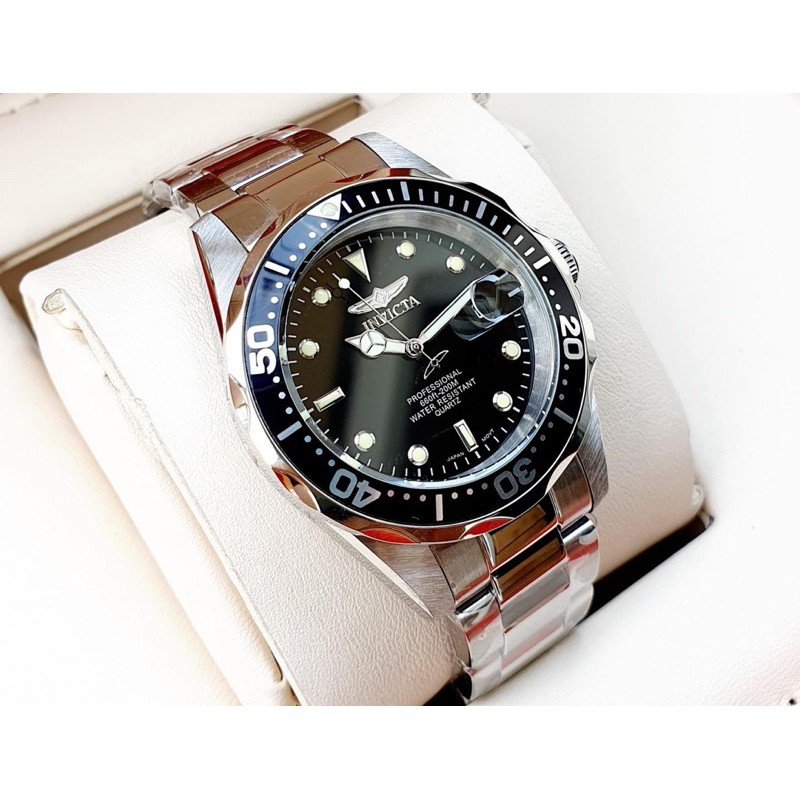 Đồng Hồ Invicta Chính Hãng Nam 8932 Pro Diver Black Dial Stainless Steel Men’s Watch
