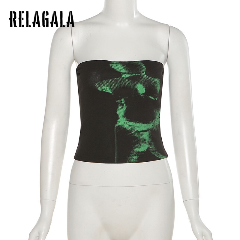 Áo Croptop Trễ Vai Màu Trơn Dáng Ôm Thời Trang Quyến Rũ Cho Nữ | BigBuy360 - bigbuy360.vn