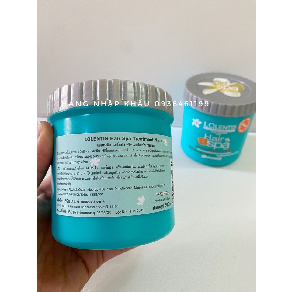 Kem Ủ Tóc Siêu mượt Lolentis Hair Spa Thái Lan 500ml