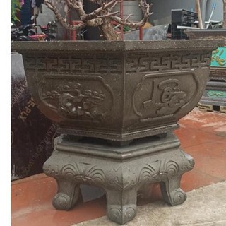 Khuôn chậu lục giác 65